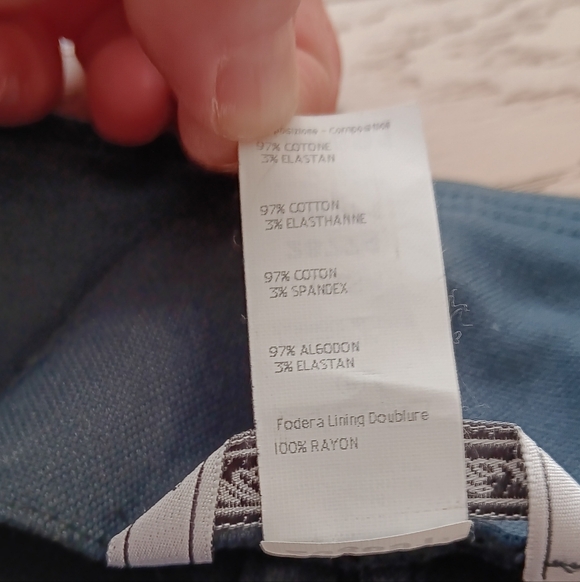 GIANNI VERSACE COUTURE Vintage Cotton Navy Blazer Jacket Size 6 - Picture 5 of 12